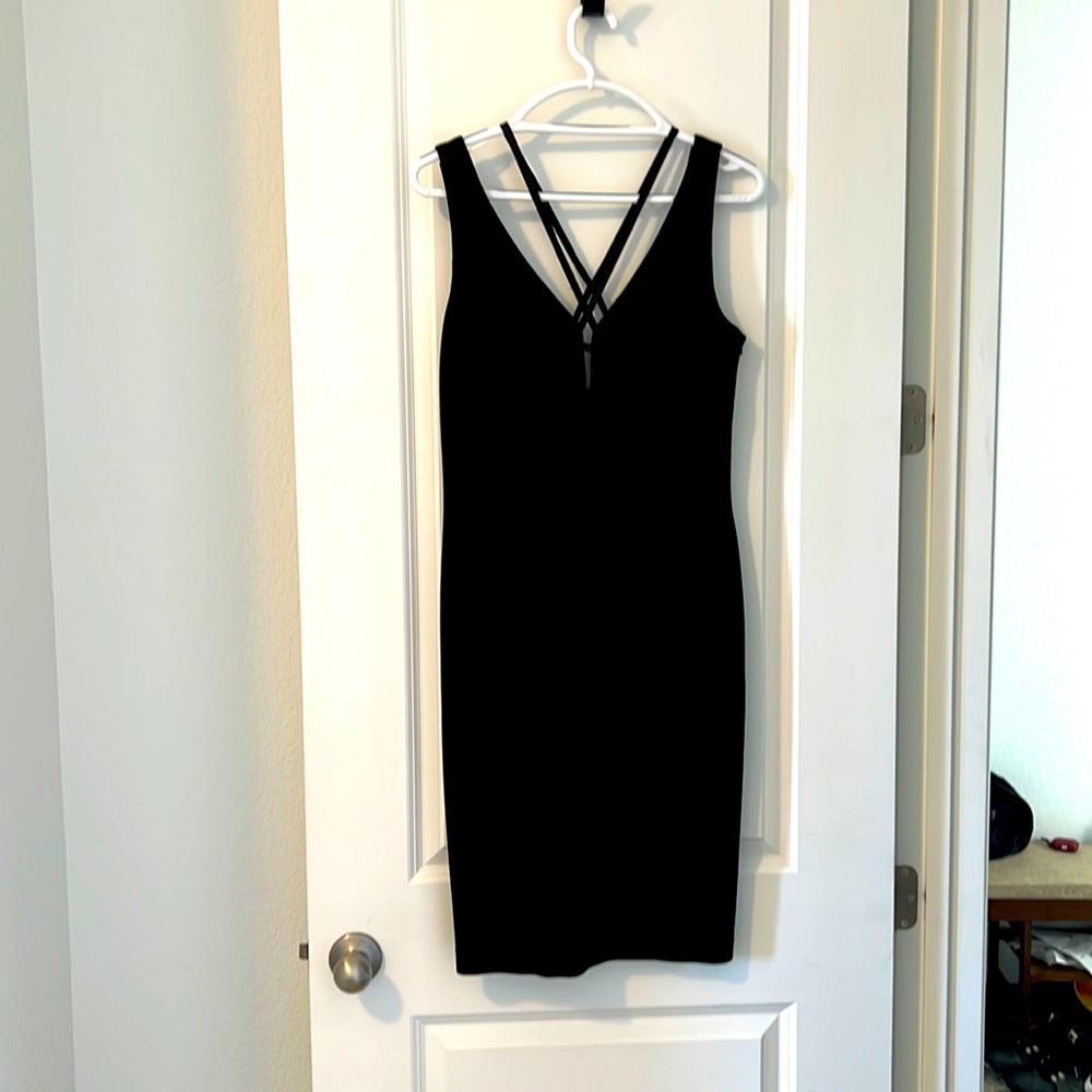 Black evening dress